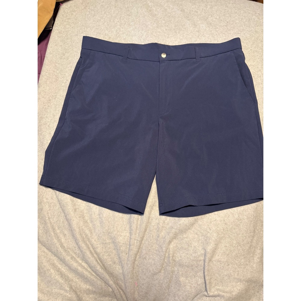 Callaway Mens Opti-Dri Golf Shorts Navy Blue Stretch Flat Front Size 38 MA6663